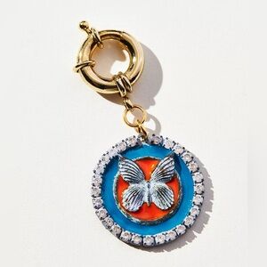 New Anthropologie Tova Butterfly Crystal Charm